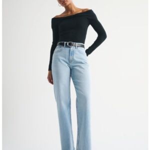 Abercrombie & Fitch Light Blue 90s Relaxed Jeans